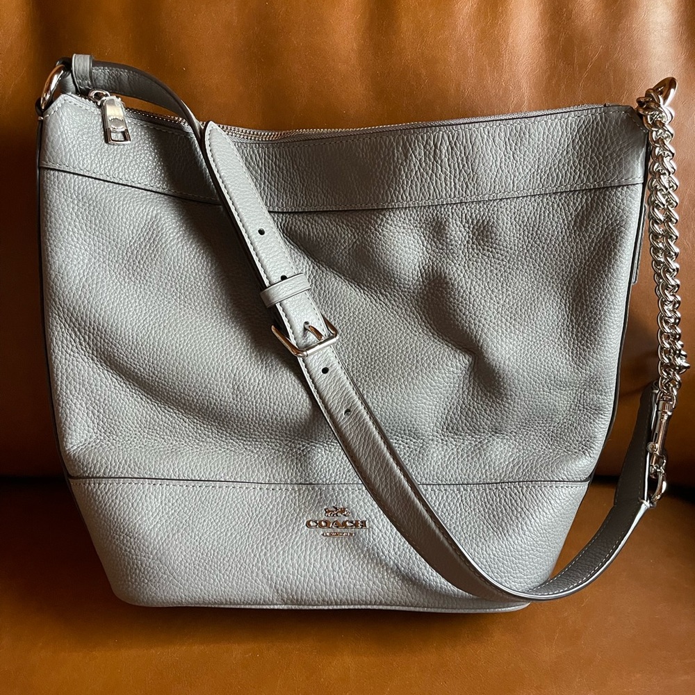 Coach F1980-F72692 Paxton Duffle Leather Crossbody Bag